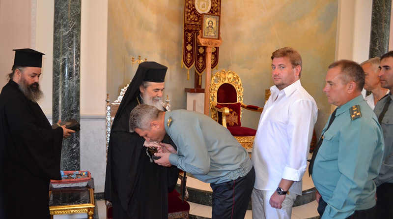 Єрусалимський Патріарх Феофіл III прийняв паломницьку групу від Фонду пам'яті Блаженнішого Митрополита Володимира