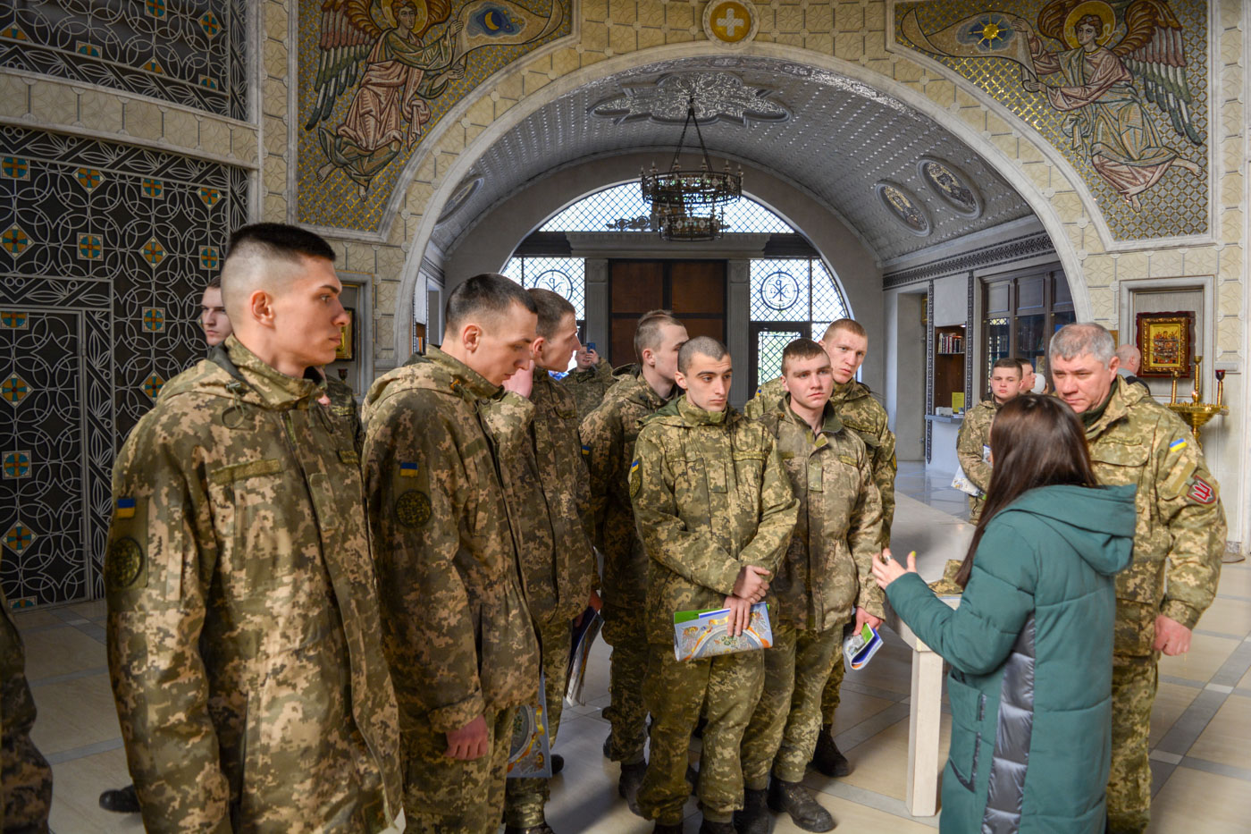 Музей Блаженнішого Митрополита Володимира відвідали солдати-строковики Державної спеціальної служби транспорту 